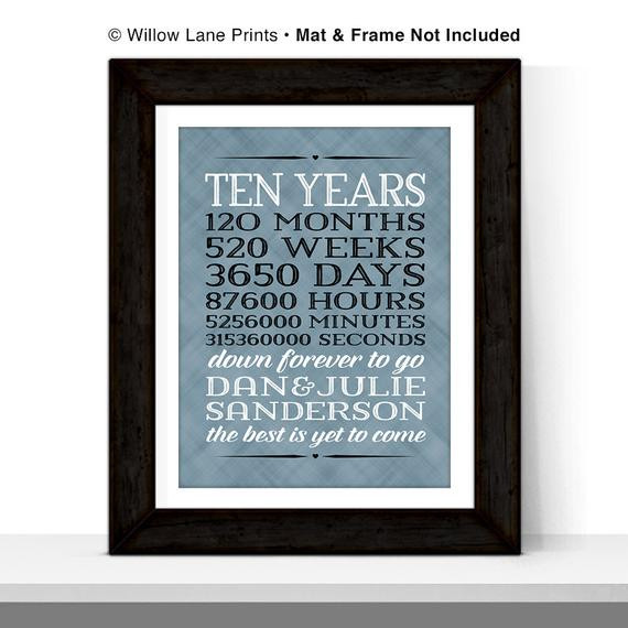 10 Year Anniversary Gift Ideas Men
 10 year anniversary t for men 10th wedding by