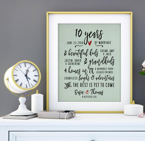 10 Year Anniversary Gift Ideas Men
 10 Year Anniversary Gift for Men 10th Wedding Anniversary