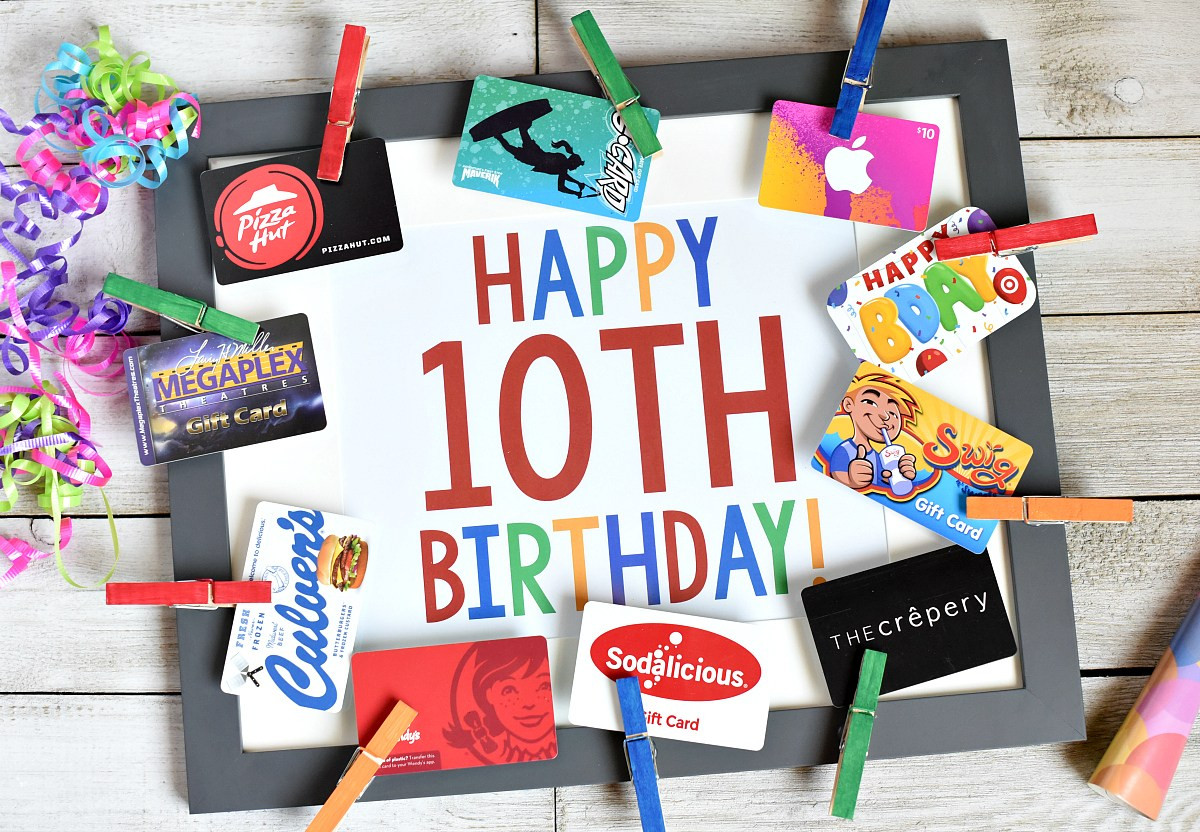 10 Year Girl Birthday Gift Ideas
 16 Fun & Creative Ways to Give Gift Cards – Fun Squared