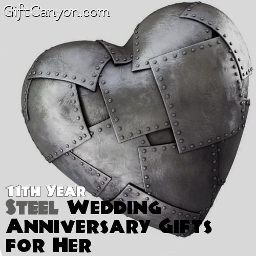11 Year Anniversary Gift Ideas For Her
 11th Year Steel Wedding Anniversary Gifts for Her Gift