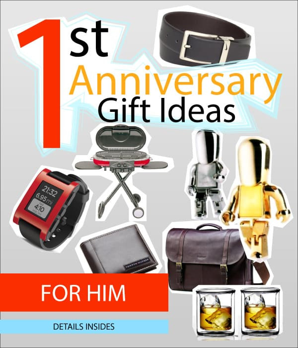 11Th Anniversary Gift Ideas For Him
 11 Lovely 1st Wedding Anniversary Gift Ideas for Him ️