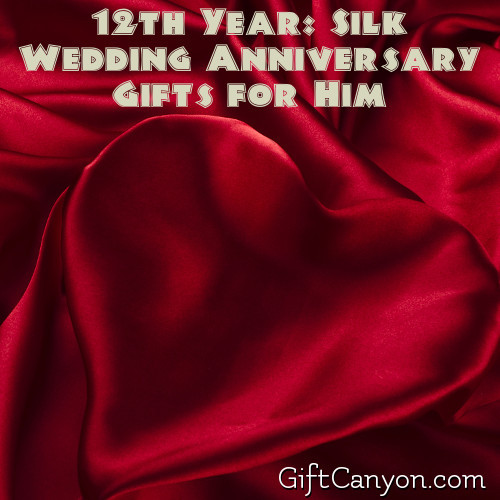 12Th Anniversary Gift Ideas For Him
 12th Year Silk Wedding Anniversary Gifts for Him Gift