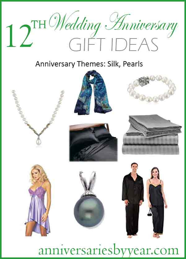 12Th Anniversary Gift Ideas Modern
 12th Anniversary Twelfth Wedding Anniversary Gift Ideas
