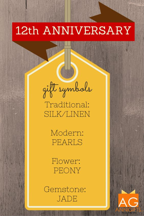 12Th Anniversary Gift Ideas
 Anniversaries Wedding anniversary and Happy on Pinterest