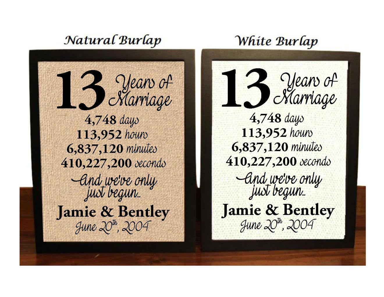 13Th Anniversary Gift Ideas For Her
 13th Anniversary 13 Year Anniversary 13th Anniversary Gift