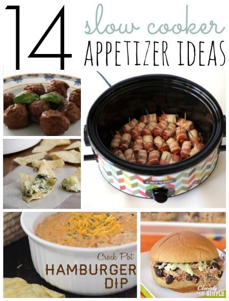14 Easy Slow Cooker Appetizers
 14 Crockpot Appetizer Recipes