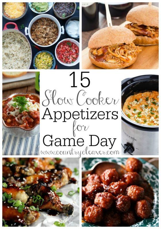 14 Easy Slow Cooker Appetizers
 15 Slow Cooker Appetizers for Game Day Country Cleaver
