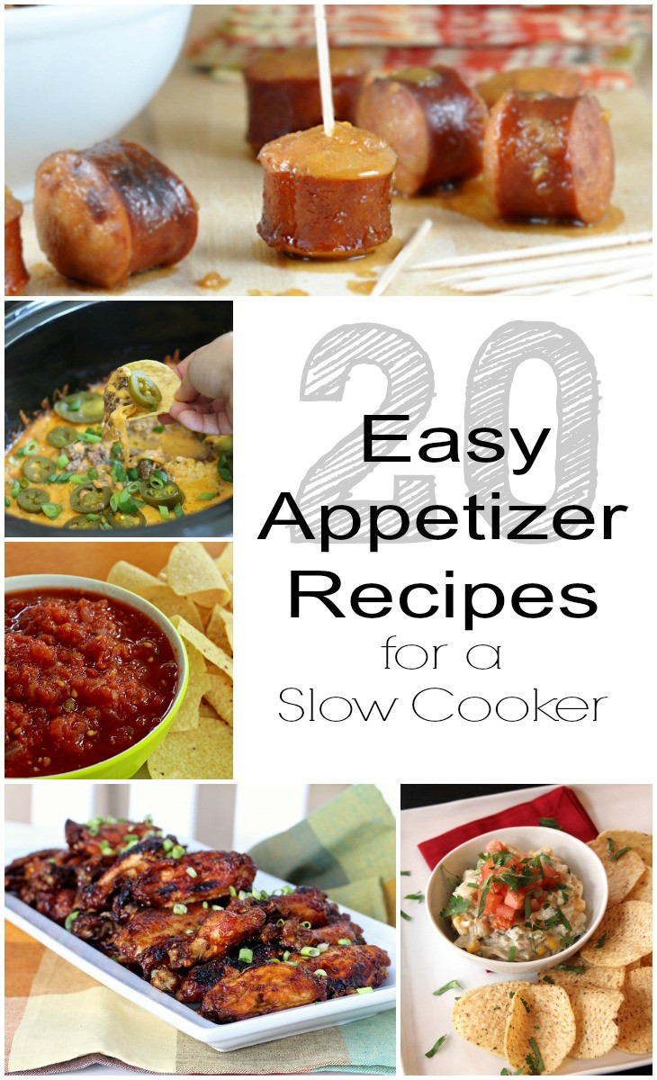 14 Easy Slow Cooker Appetizers
 20 Easy Appetizer Recipes for a Slow Cooker
