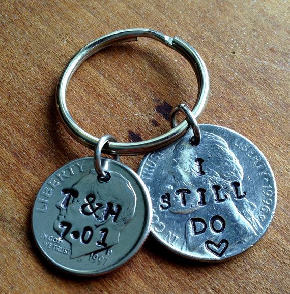 15Th Anniversary Gift Ideas For Him
 15 Year Anniversary Keychain 15th Anniversary Gifts for