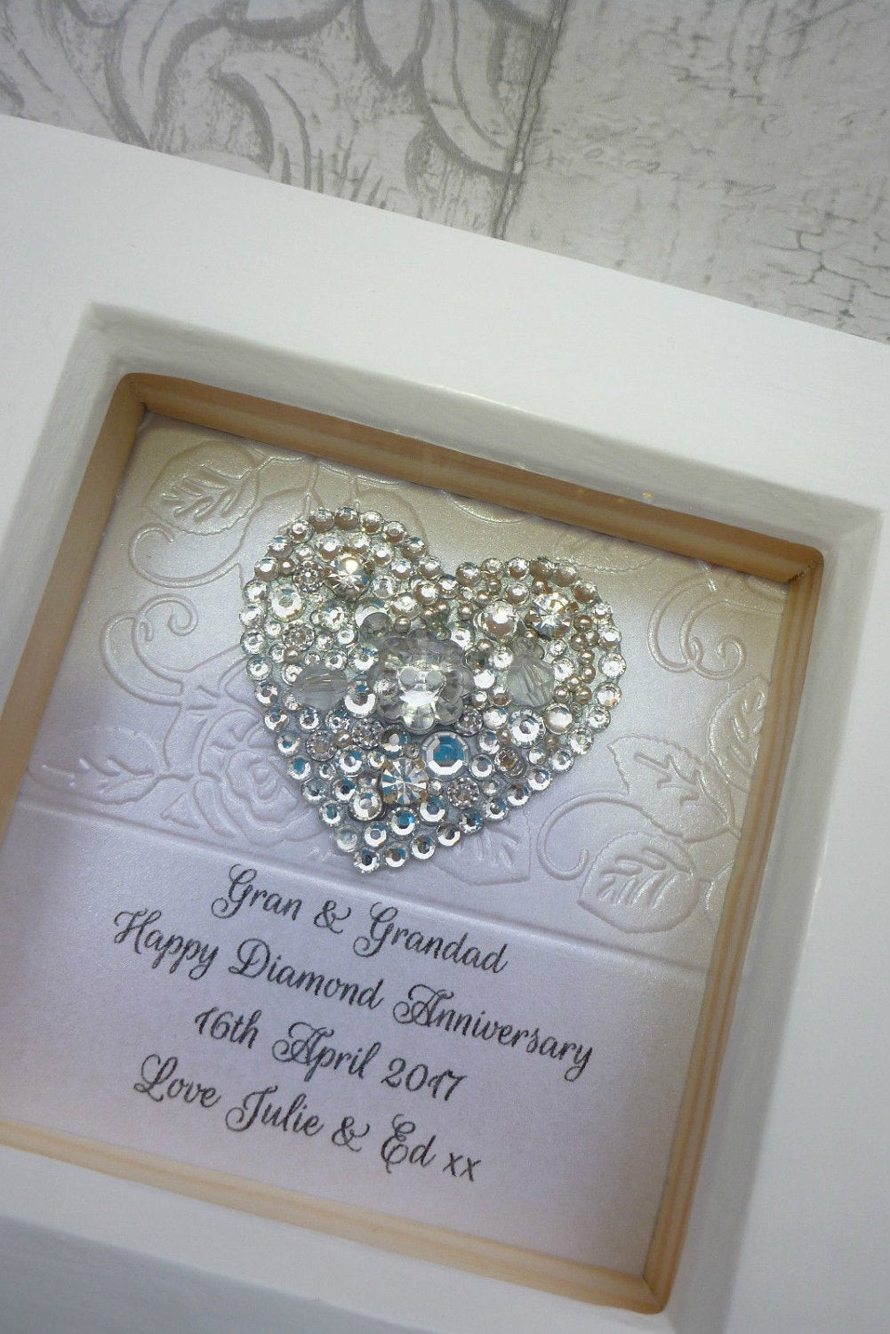 15Th Wedding Anniversary Gift Ideas
 60th anniversary t 15th wedding anniversary t Crystal