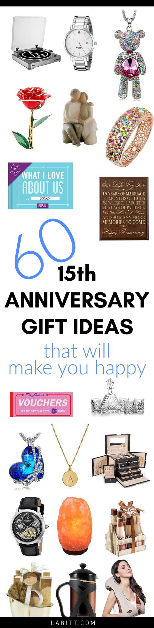 15Th Wedding Anniversary Gift Ideas
 Crystal 15th Wedding Anniversary Gift Ideas for Her