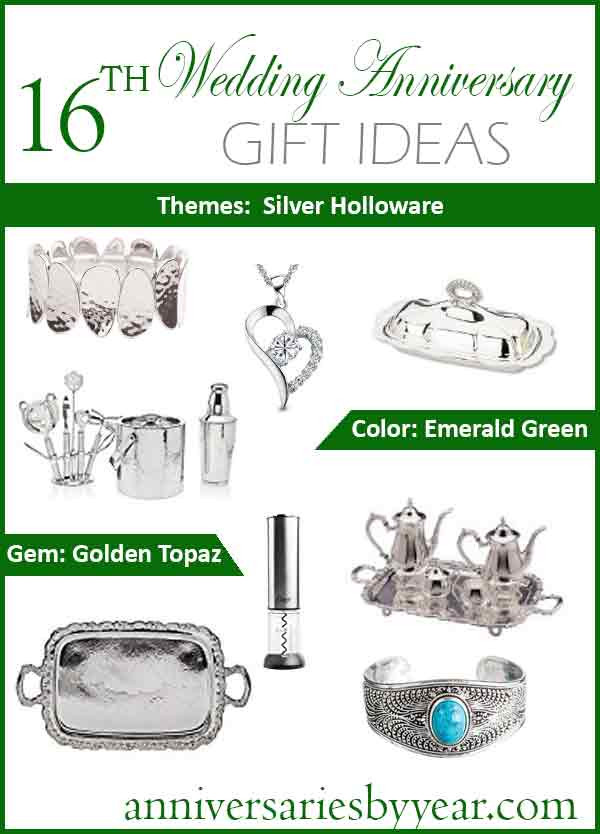 16 Year Anniversary Gift Ideas For Him
 16th Anniversary Sixteenth Wedding Anniversary Gift Ideas