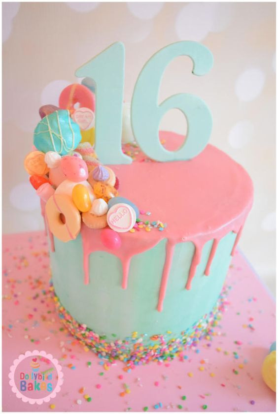 16th Birthday Cake Ideas
 Sweet 16 literally in 2019
