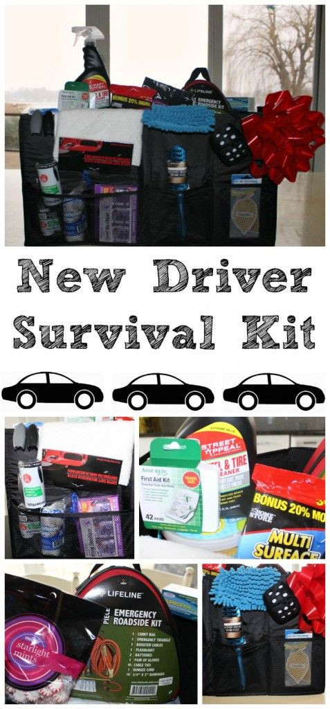 16Th Birthday Gift Ideas For Boys
 New driver survival a great DIY t for your new driver