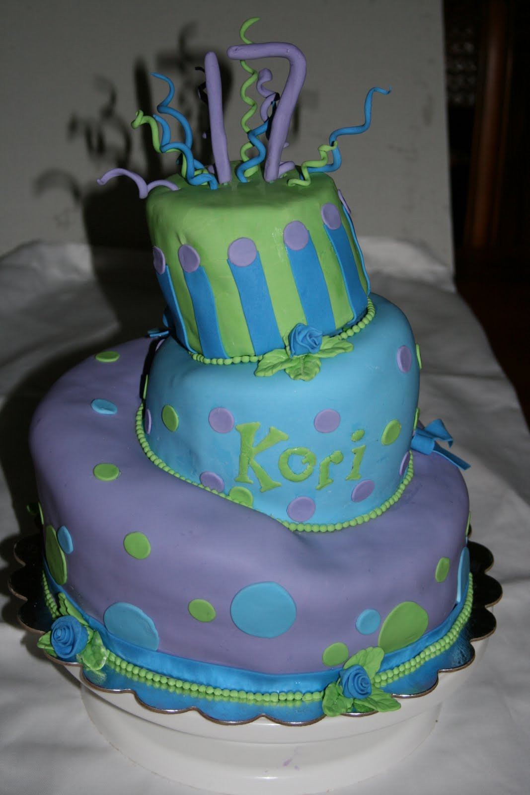17 Birthday Cakes
 Piece of Cake by Kate TOPSY TURVY 17th BIRTHDAY CAKE