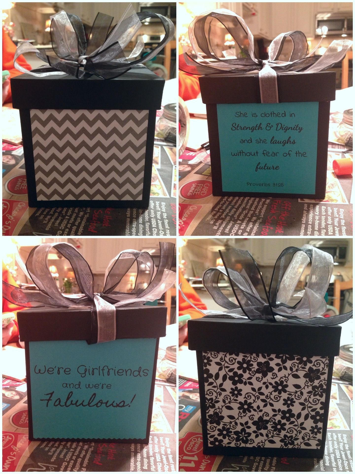 18Th Birthday Gift Ideas Boyfriend
 DIY Gift box I made for my friends 18th Birthday