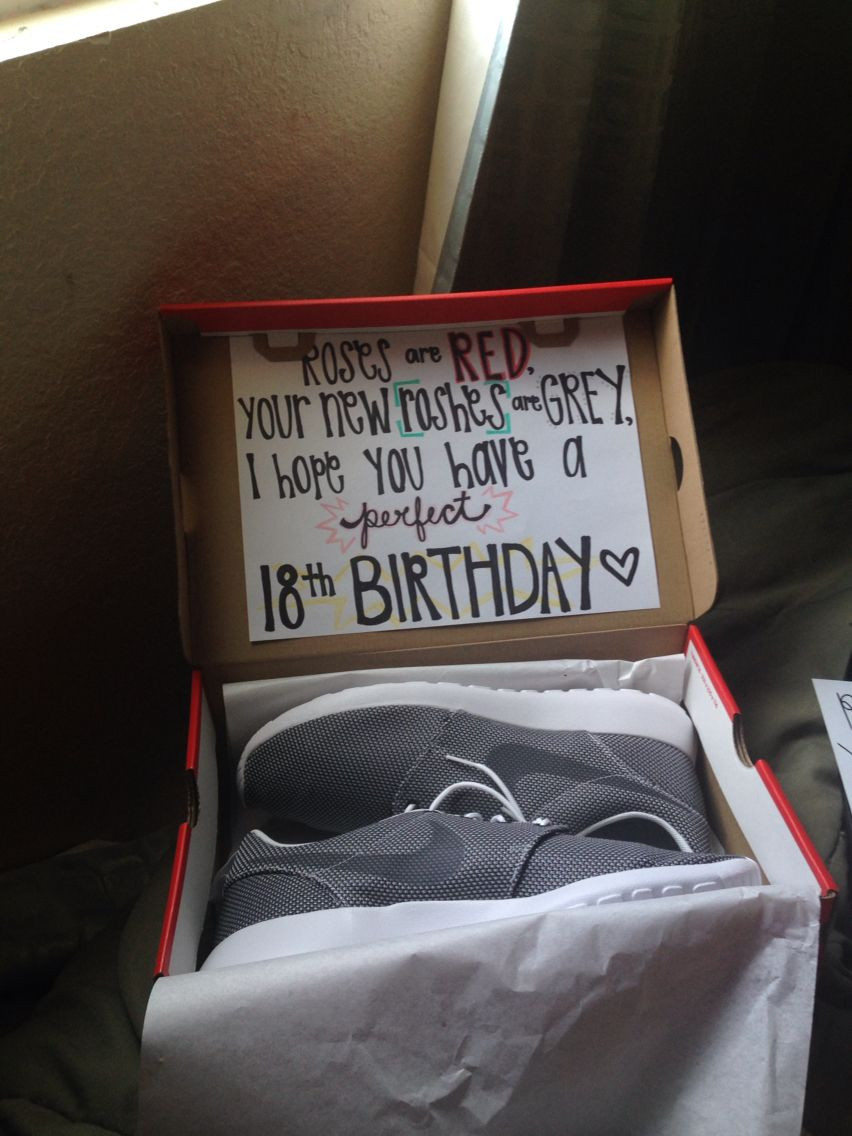 18Th Birthday Gift Ideas Boyfriend
 Cute birthday present idea