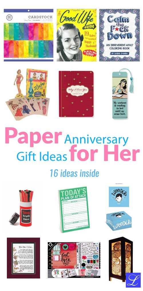 19 Year Anniversary Gift Ideas For Her
 16 Paper 1st Wedding Anniversary Gift Ideas for Your Wife