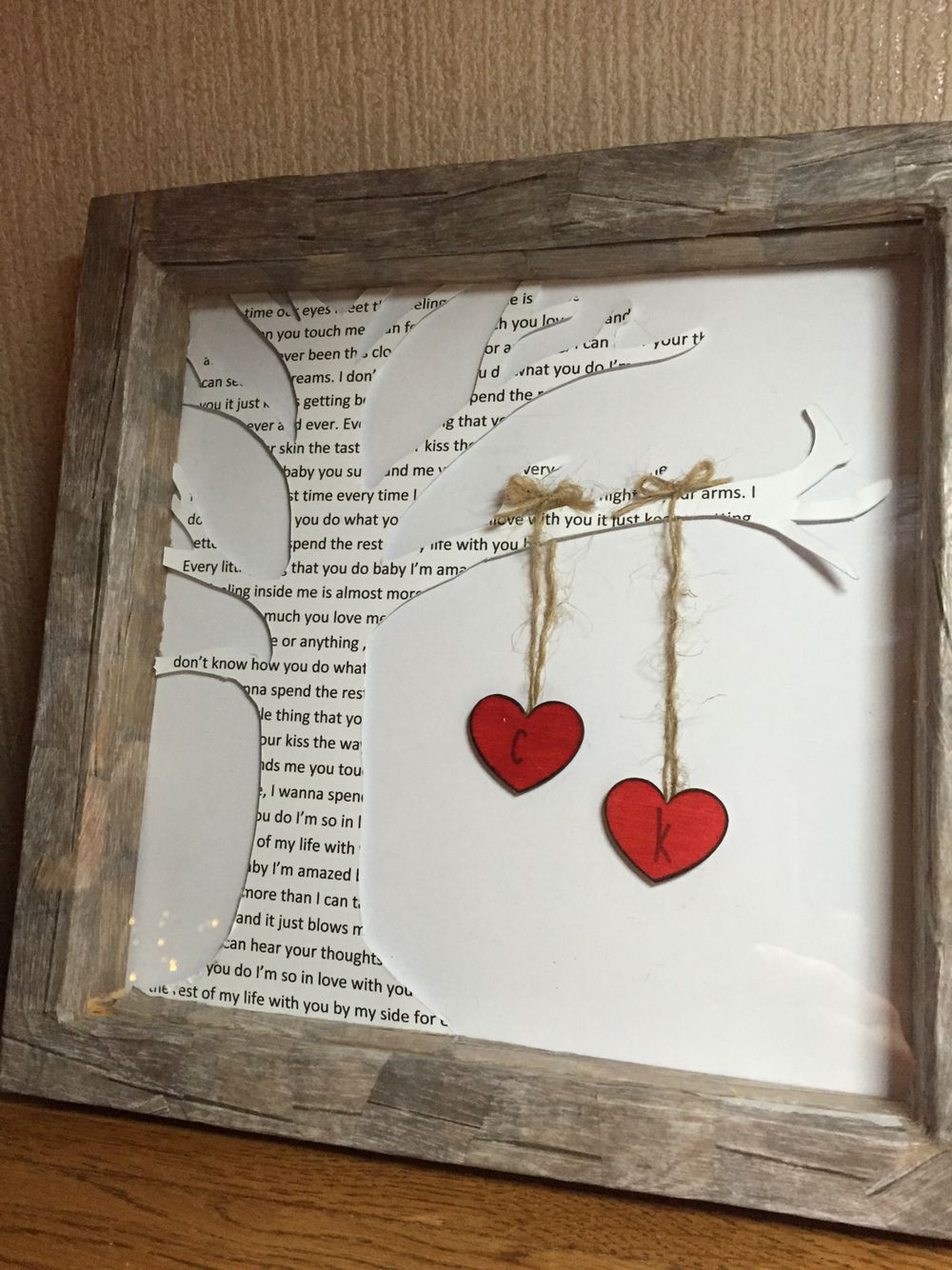 1St Anniversary Gift Ideas For Husband
 Anniversary picture for 5 years for my husband wood