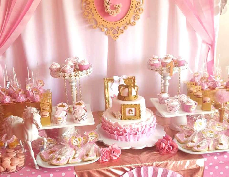 1st Birthday Princess Decorations
 Princesa Birthday "Princess 1st Birthday"