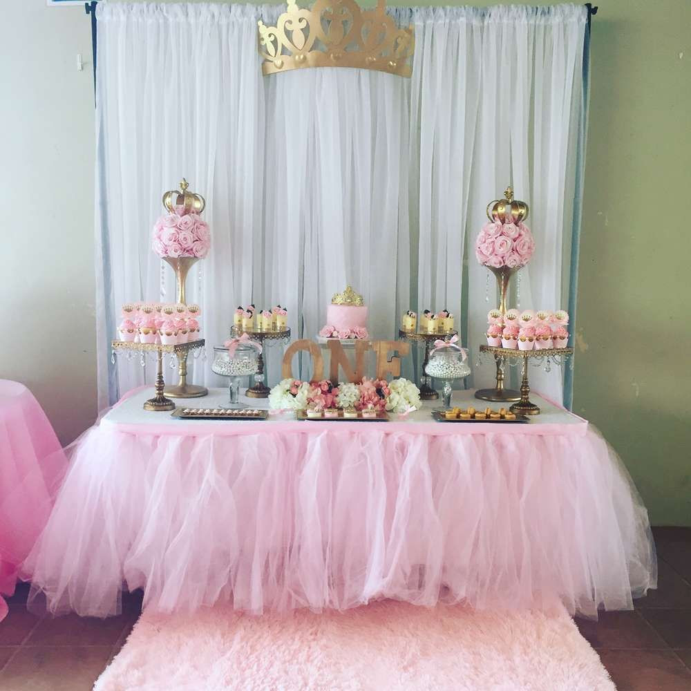 1st Birthday Princess Decorations
 Princess Birthday Party Ideas in 2019