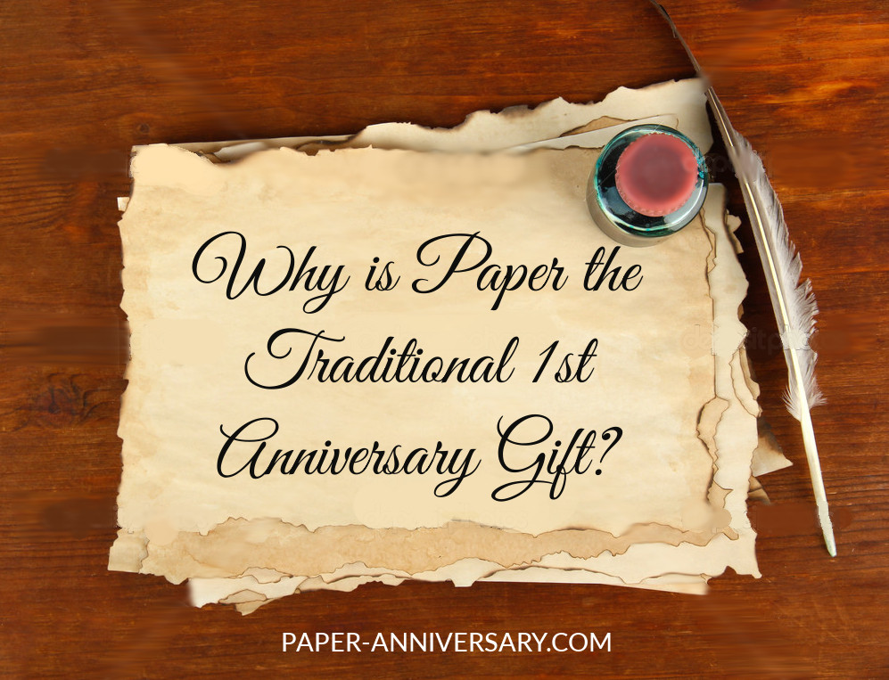1St Wedding Anniversary Paper Gift Ideas
 Why is Paper the Traditional First Anniversary Gift