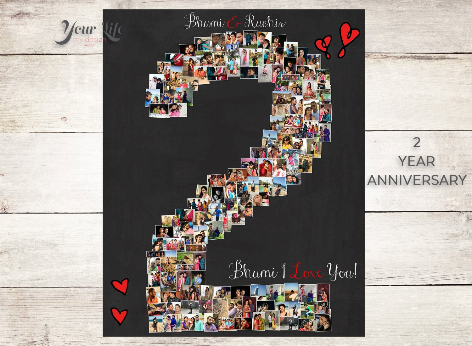 2 Year Anniversary Gift Ideas For Boyfriend
 2 YEAR ANNIVERSARY 2nd Anniversary Gift Collage