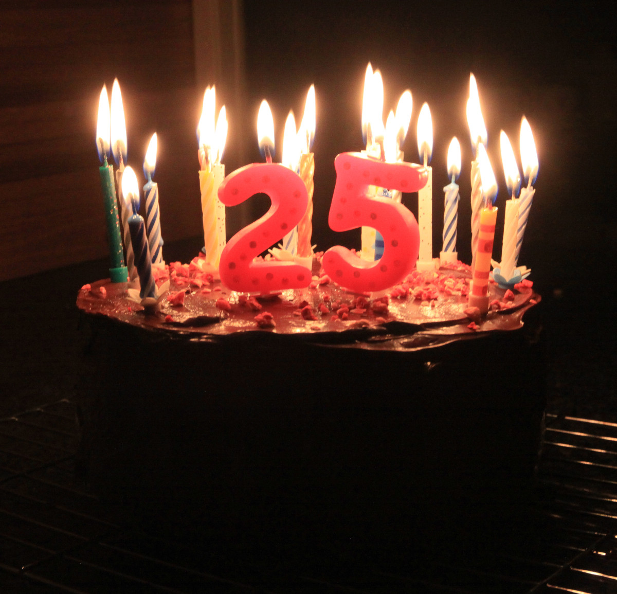 25 Birthday Cake
 My brother’s 25th birthday cake it’s VEGAN and general
