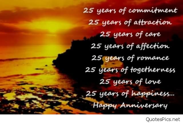 25 Years Of Marriage Quotes
 Best wedding anniversary wishes 2017 2018