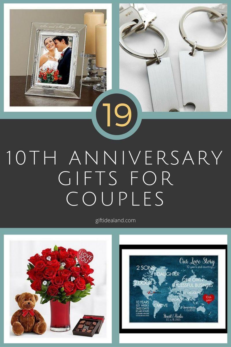 25Th Anniversary Gift Ideas For Couples
 26 Great 10th Wedding Anniversary Gifts For Couples