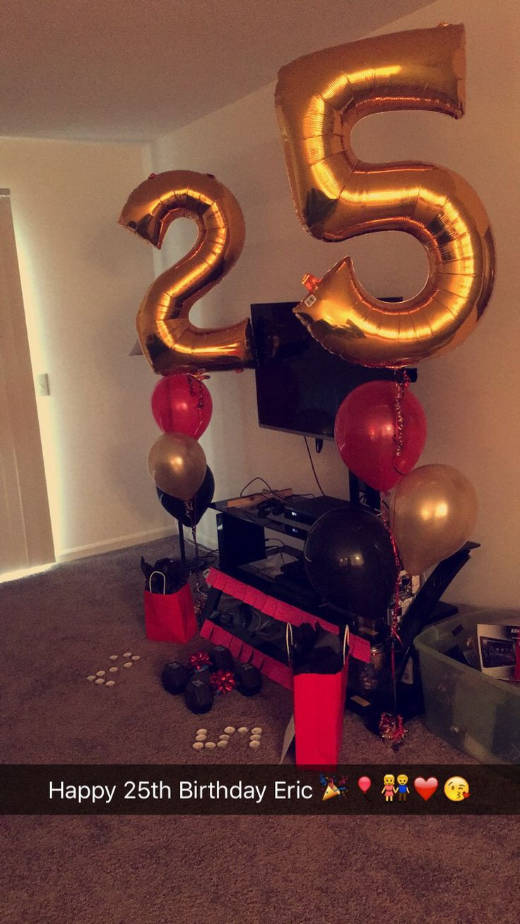 25Th Birthday Gift Ideas For Boyfriend
 25th birthday surprise for him Gifts