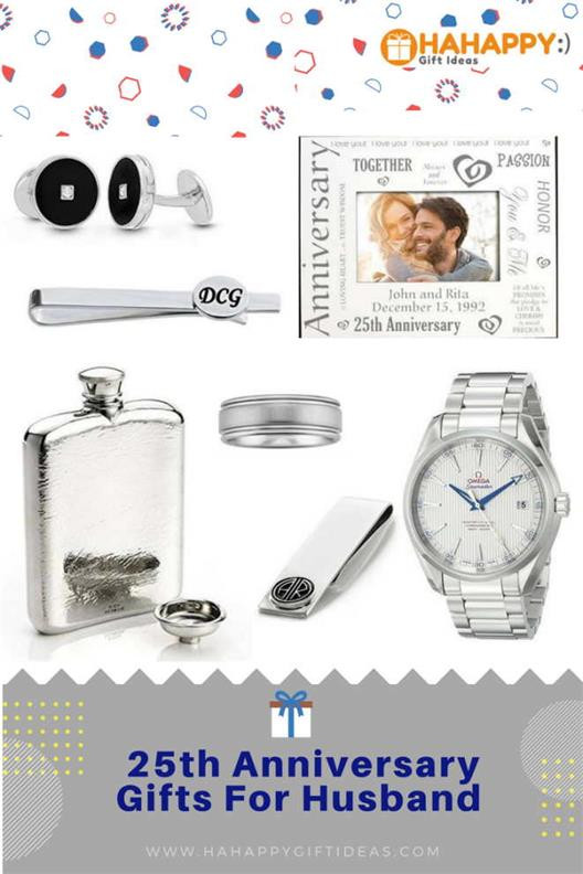25Th Wedding Anniversary Gift Ideas For Husband
 25th Silver Wedding Anniversary Gifts For Husband