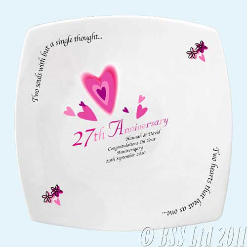 27Th Wedding Anniversary Gift Ideas
 27th Wedding Anniversary The Wedding SpecialistsThe