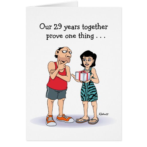 29Th Wedding Anniversary Gift Ideas
 29th Wedding Anniversary Card Love
