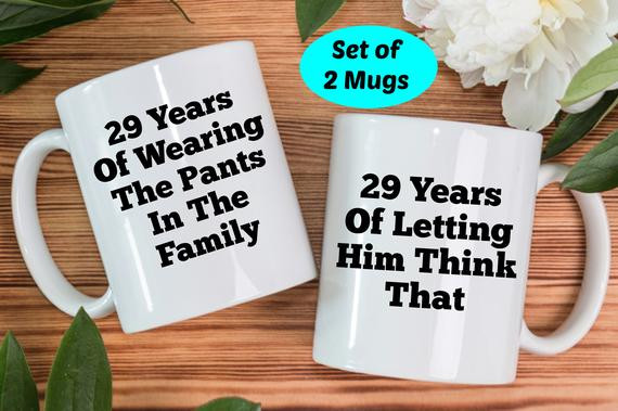 29Th Wedding Anniversary Gift Ideas
 29th anniversary ts 29th anniversary mugs 29th wedding