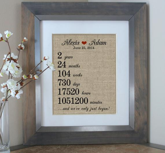 2Nd Year Anniversary Gift Ideas For Her
 2 Years To her Anniversary Gift for Her 2nd by