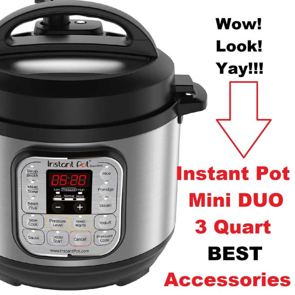 3 Quart Instant Pot Recipes
 Best Instant Pot Duo Mini 3 Quart Accessories