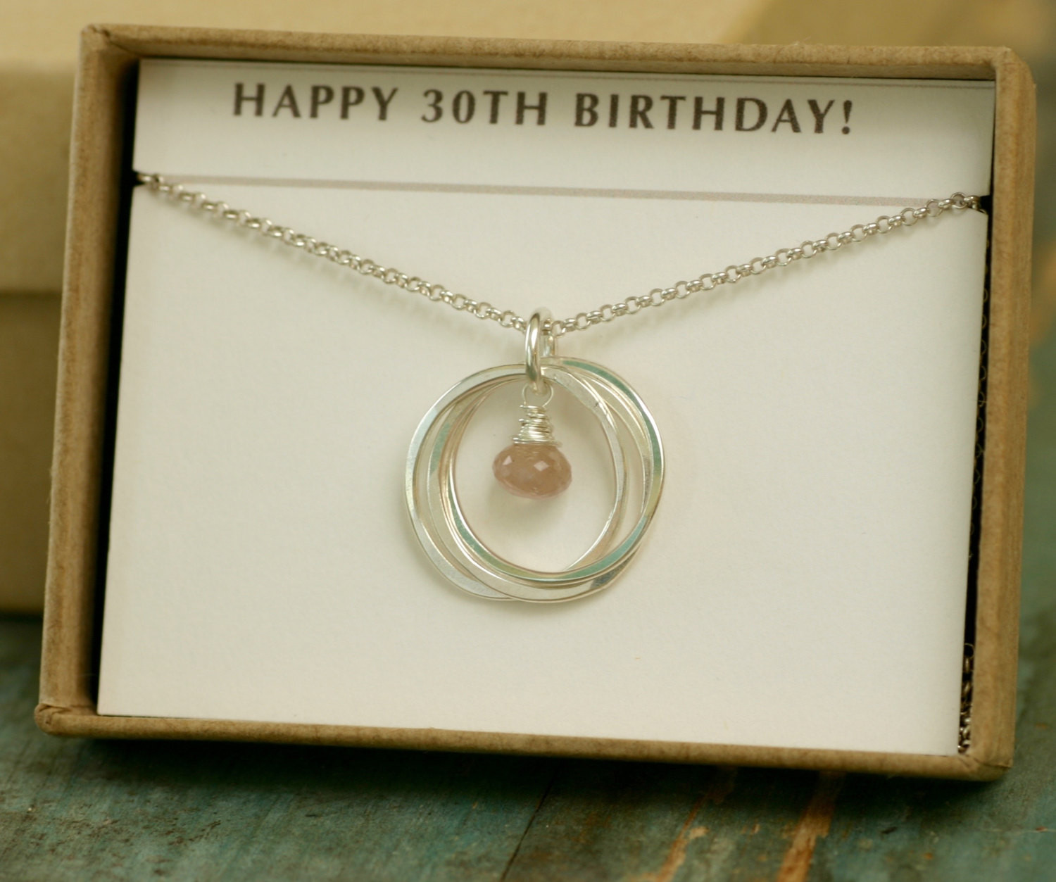 30Th Birthday Gift Ideas For Daughter
 30th birthday t pink sapphire necklace t for daughter