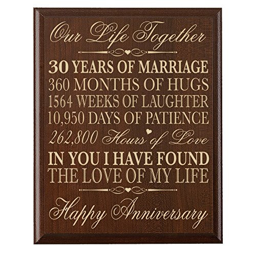 30Th Wedding Anniversary Gift Ideas For Parents
 30th Anniversary Gift Ideas For Couple Parents Year