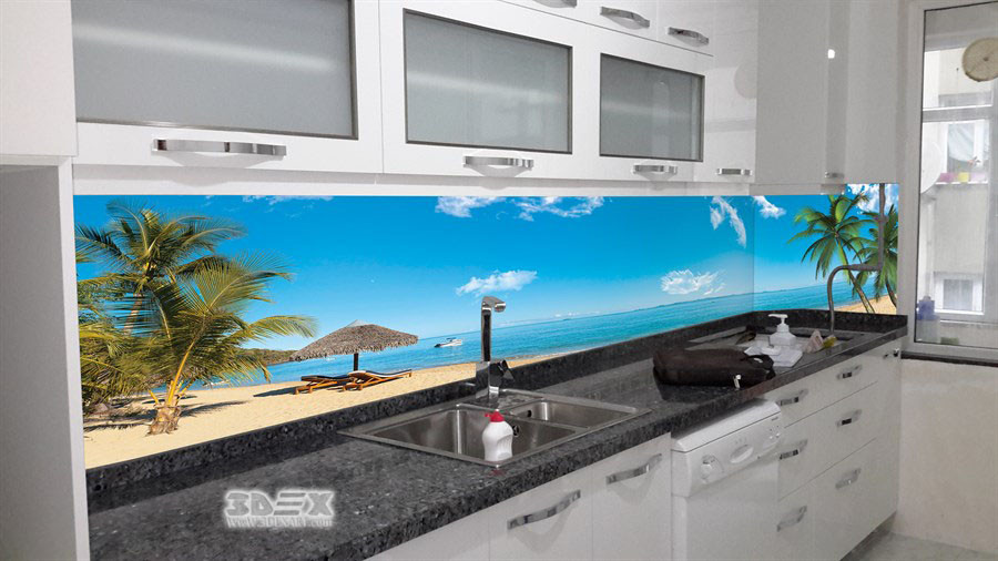 3D Kitchen Backsplash
 20 Glass 3D backsplash designs to transform your kitchen