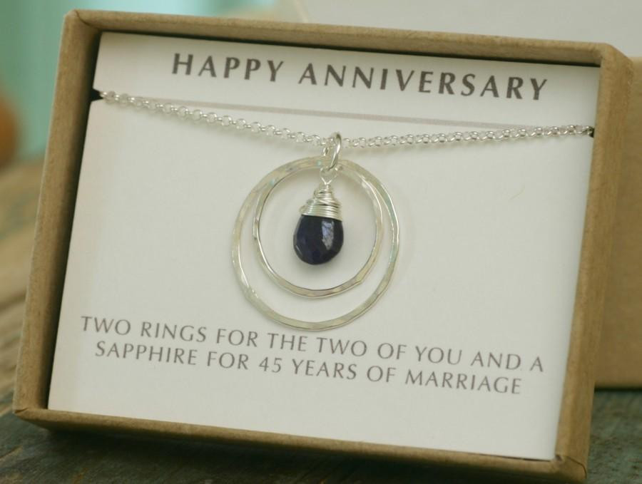 45Th Anniversary Gift Ideas
 Sapphire Gift Ideas 45th Wedding Anniversary Gift Ftempo