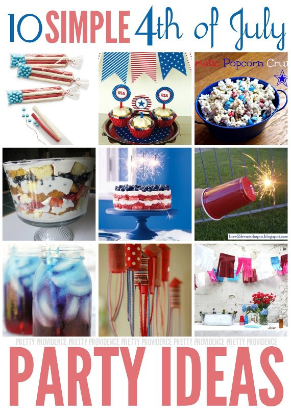 4th Of July Celebration Ideas
 Fourth of July Party Ideas Pretty Providence