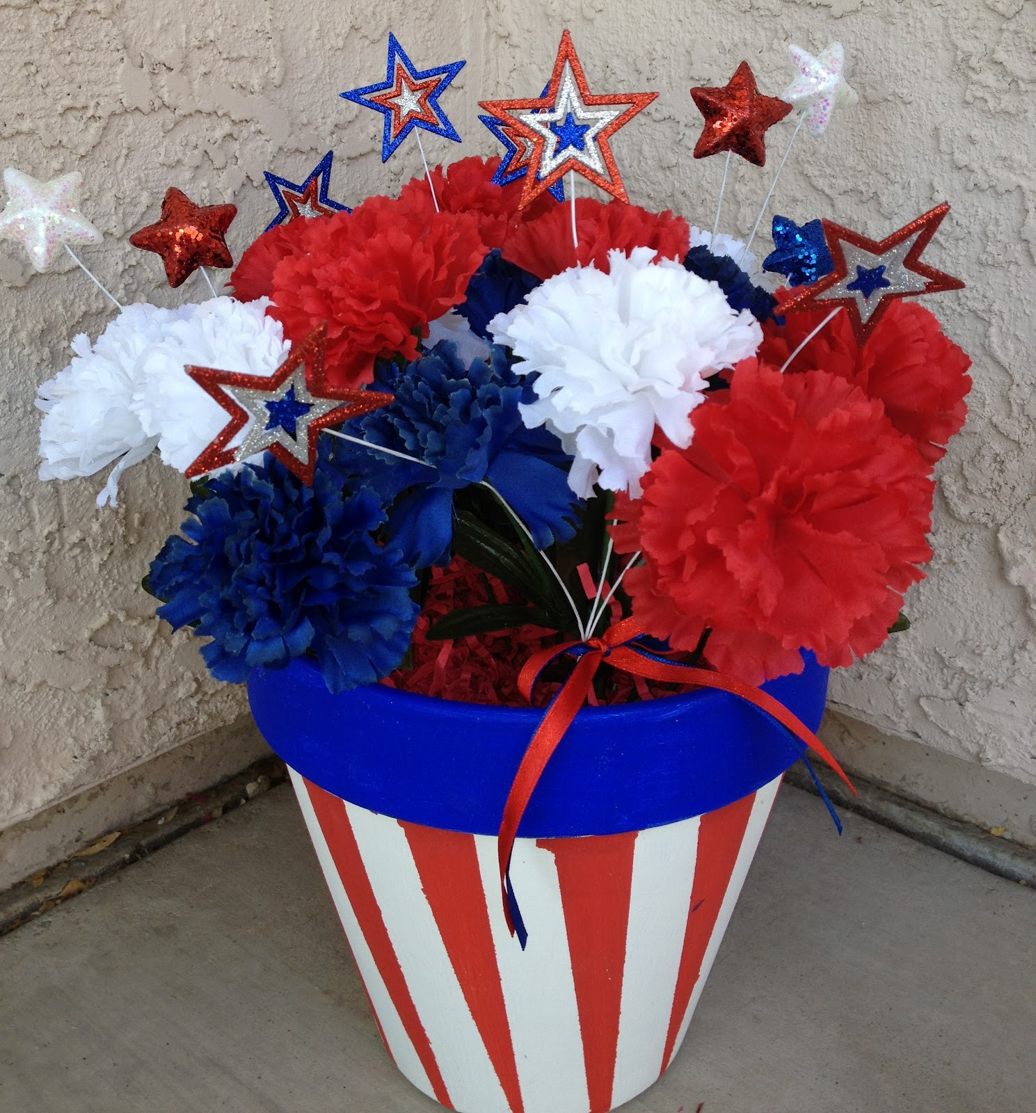 4th Of July Centerpiece Ideas
 The Busy Broad 4th of July Decor
