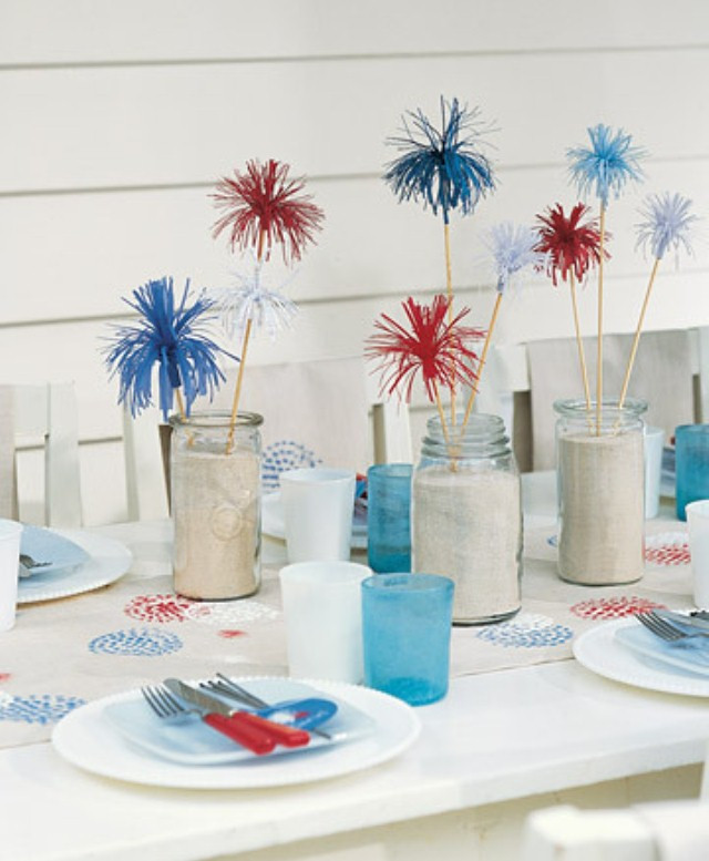 4th Of July Centerpiece Ideas
 13 Cool Ideas of 4th of July Table Decorations