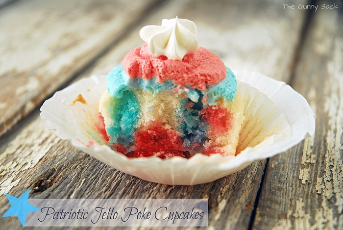 4Th Of July Poke Cake
 Patriotic Cupcake Liner Wreath