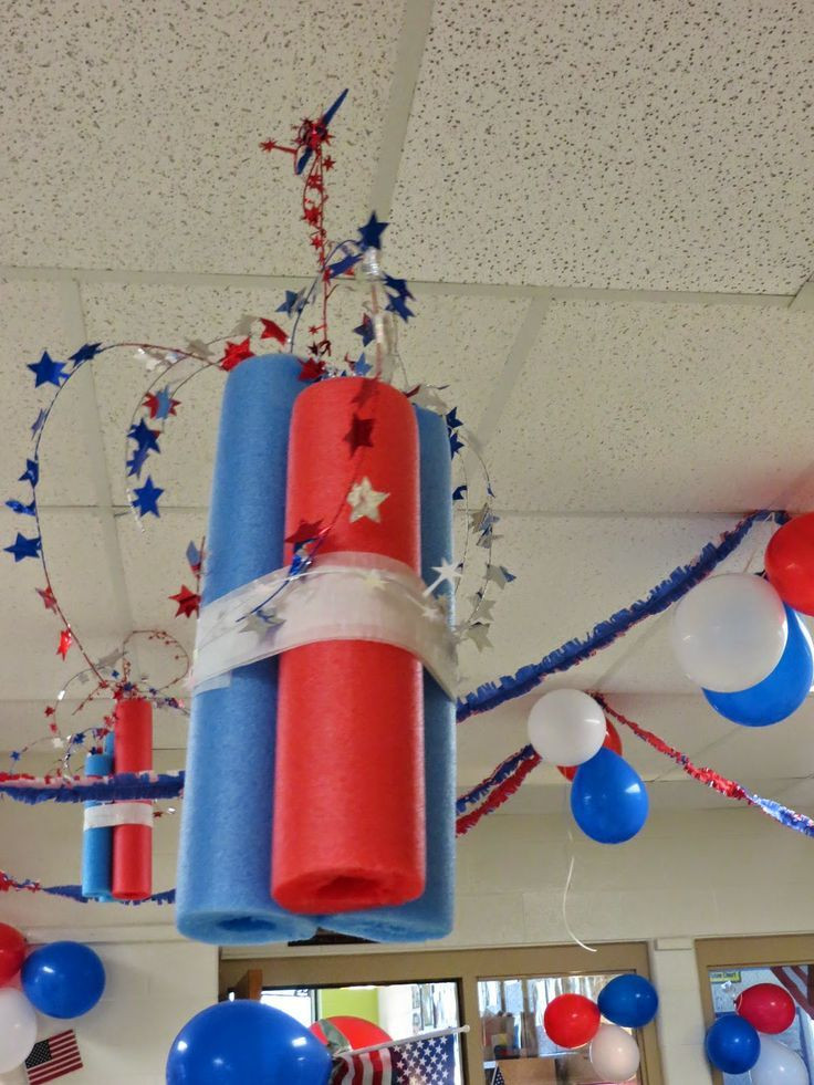 4Th Of July Pool Party Ideas
 4th of July ideas pool noodles wrapped with crepe paper