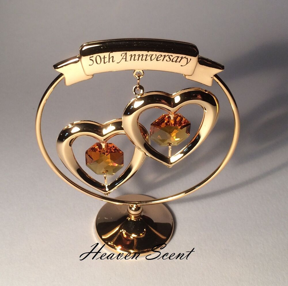 50 Th Wedding Anniversary Gift Ideas
 50th Golden Wedding Anniversary Gift Ideas Gold Plated