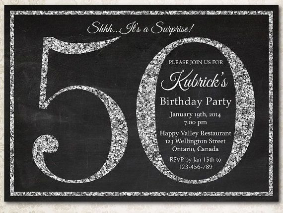 50Th Birthday Party Invitation Ideas
 Ideas For 50th Birthday Invitations
