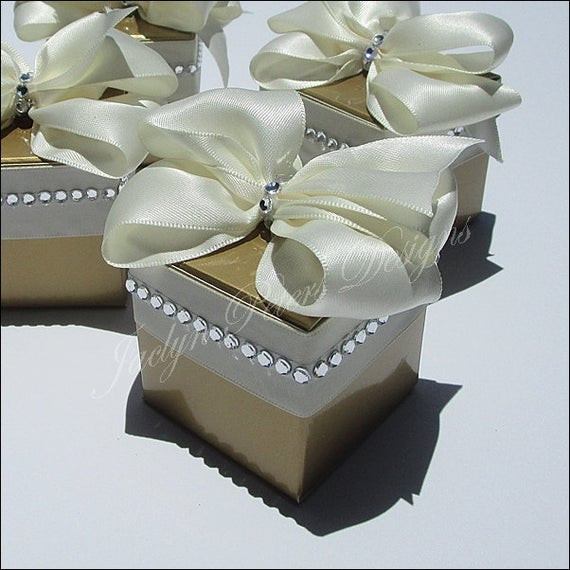 50th Wedding Anniversary Favors
 Gold Wedding Favors 50th Anniversary Party Supply Elegant