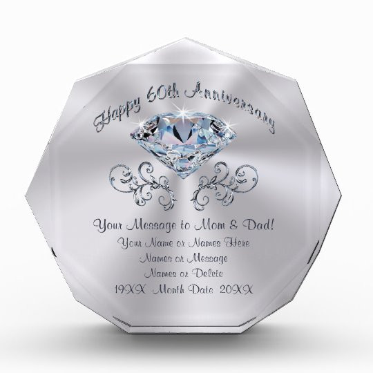 60Th Anniversary Gift Ideas For Parents
 60th Anniversary Gifts on Zazzle